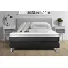 Image de Pack lit complet - Matelas 140x200 cm + Sommier tapissier à lattes (en kit) + 2 oreillers + Couette - Vital Soft