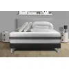 Image de Pack lit complet - Matelas 180x200 cm + Sommier tapissier à lattes (en kit) + 2 oreillers + Couette - Vitalmemo Back
