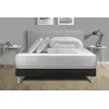 Image de Pack lit complet - Matelas 140x190 cm + Sommier tapissier à lattes (en kit) + 2 oreillers + Couette - Vitalmemo