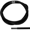 Image de Gaine noir 8mm 3m fil plat cyclomoteur moto mobylette motoculture tracteur