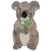 Image de Grande peluche : koala sam gris et blanc assis 60cm - peluche geante nicotoy