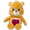 Image de Peluche bisounours toubisou orange avec coeur 28 cm - peluche licence - doudou enfant - ours