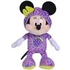 Image de Peluche minnie en grenouillere raisin violet 33 cm - pyjama - doudou disney - peluche enfant