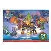 Image de Calendrier de l avent jouets pat patrouille : figurines heros et accessoires de jeu - set cadeau noel 2022 et carte animaux