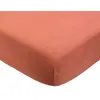 Image de Drap housse GENERIQUE Coton Orange 60x120 cm