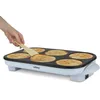 Image de Crepiere WEASY - GOO60 - Crepes et Pancakes - 6 emplacements - Revetement anti-adhésif - Température jusqu'a 240°C - 1500W