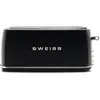 Image de Sweiss GRV9 - Grille pain vintage noir 4 tranches