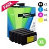 Image de Compatible HP 950XL/951XL Pack 4 Cartouches Noir et couleurs (C2P43AE)