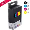 Image de Compatibles Brother LC123VALBP Pack 5 Cartouches Noires/couleurs (Cupcake)