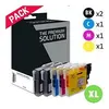 Image de Compatibles Brother LC985VALBP Pack 5 Cartouches génériques Noires et Couleurs (série Terre)