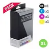 Image de Compatibles HP 940XL Pack 4 Cartouches d'encre génériques noire et couleurs
