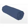 Image de LOVELY HOME Drap housse - 160 x 200 + 35 cm - 100% coton - Bleu