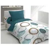 Image de parure de couette home linge passion audace - couette 140 x 200 cm + 2 taies d'oreiller 63x63 cm - bleu canard