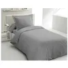 Image de PARURE DE COUETTE LOVELY HOME - 140x200 cm - 100% COTON - GRIS CLAIR