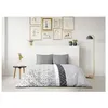 Image de parure de couette microfibre ethno - 1 housse de couette 220 x 240 cm + 2 taies d'oreiller 63 x 63 cm - gris