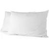 Image de Lot de 2 taies d'oreiller - HOME LINGE PASSION - 50 x 70 cm - Blanc