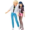 Image de Pack de 2 Poupées BANDAI Miraculous P50377 Marinette & Adrien 26 cm