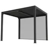Image de Pergola bioclimatique 7.20 m2 gris anthracite Habrita per 2430r bi