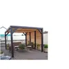 Image de Auvent bois veneto à ventelles 10m² Habrita vt3431