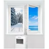 Image de Kit fenêtre isolant universal Optimea pour climatiseur mobile Blanc et argent