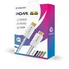 Image de Câble HDMI 2.1 tressé ONIVERSE 3m 8K 60Hz 4K 120Hz Haute vitesse 48 Gbit/s HDR Dynamique HDMI 8K Compatible avec PS5 PS4 Nintendo Switch Xbox Series/One PC TV 3 mètres Blanc