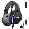 Image de Casque Gaming PS5/PS4/Switch/Xbox/PC - Oniverse - Micro réglable et Haut-parleurs 50mm - Nebula Noir