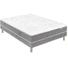 Image de Ensemble Douces Nuits Cicareve - 667 ressorts ensachés + Sommier Base Morpho 180x200 avec 2 sommiers