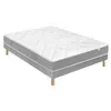 Image de Ensemble douces nuits hydros mousse hr 35 kg/m3 + sommier base ferme 160x200 avec 2 sommiers