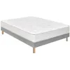 Image de Ensemble Douces Nuits Aline 598 Ressorts ensachés + Sommier Base Ferme 180x200 avec 2 sommiers