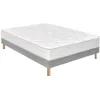 Image de Ensemble Douces Nuits Aline 598 Ressorts ensachés + Sommier Base Ferme 140x200