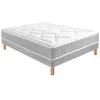 Image de Ensemble Douces Nuits Mary Mousse HR 55kg/m3 + Sommier Base Morpho 180x200 avec 2 sommiers