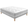 Image de Ensemble Douces Nuits Mary Mousse HR 55kg/m3 + Sommier Base Morpho 140x200