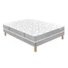 Image de Ensemble Douces Nuits Maeva Mousse HR 35g/m3 + Sommier Base Ferme 180x200 avec 2 sommiers