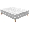 Image de Ensemble Douces Nuits Maeva Mousse HR 35g/m3 + Sommier Base Ferme 140x190