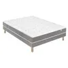 Image de Ensemble botaniste 100% latex + sommier base ferme 180x200 avec 2 sommiers