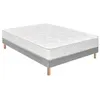 Image de Ensemble Douces Nuits Aline 598 Ressorts ensachés + Sommier Base Morpho 160x200 avec 2 sommiers