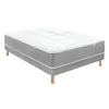 Image de Ensemble douces nuits riviera 744 ressorts ensachés + 6 cm viscoélastique + sommier base morpho 140x190