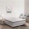 Image de Ensemble EXTENSION - Matelas ressorts ensachés + Sommier tapissier surmatelas mémoire de forme 2x80x200