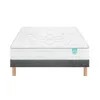 Image de Ensemble Merinos CozyGreen 100% Latex Naturel + Sommier Confort Medium 180x200 - Double Sommier