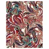 Image de Tissu viscose imprimé cachemire vendu au mètre(...) - CACHEMIRE ROUGE