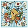 Image de Tissu carré jacquard 48x48 catimini(...) - catim/bleu