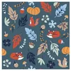 Image de Tissu coton animaux et feuillage vendu au mètre(...) - forestbleu
