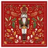 Image de Carré simili cuir 44x44 cm Noël casse-noisette(...) - kc0048