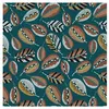 Image de Tissu d'extérieur déperlant plumes vendu au mètre(...) - 47 Bleu petrole