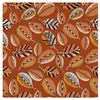 Image de Tissu d'extérieur déperlant plumes vendu au mètre(...) - Terracota Multicolore