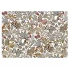 Image de Tissu d'ameublement feuilles lin vendu au mètre(...) -
