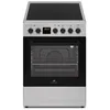 Image de Continental Edison CECV50FCS - Cuisinière - pose libre - largeur : 49.8 cm - profondeur : 67 cm - hauteur : 86 cm - avec système auto-nettoyant - classe A - argent