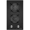 Image de Oceanic OCEATG2VB - Table de cuisson au gaz - 2 plaques de cuisson - largeur : 29 cm - profondeur : 52 cm - noir