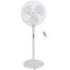 Image de OCEANIC Ventilateur de pied - 45 W - Ø 44 cm - 3 vitesses - Oscillant - Inclinable - Blanc