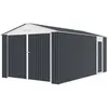 Image de Garage métal "Houston" 15,36 m² - Anthracite